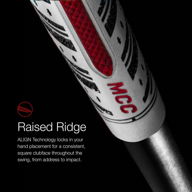 Golf Pride MCC ALIGN Golf Club Grip - All-Weather Hybrid Grip with Raised Ridge Technology for Men & Women - Brushed Cotton Cord & Pebbled Texture - Standard - Image 5